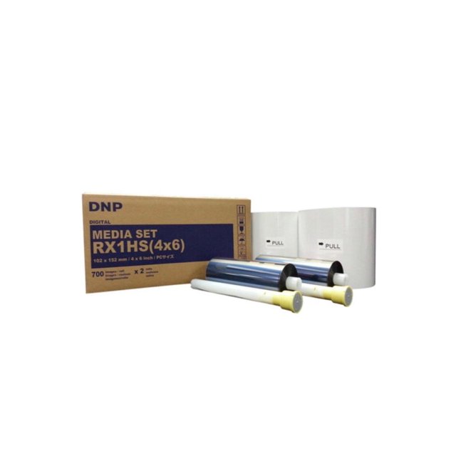 DNP Media Set RX1 - Thermal Paper for DS-RX1 Printers - 10 x 15 cm - 700 x 2 Copies