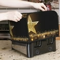 thumbnail image 7 of Daiia Gold Glittering Stars Pattern 4 slice Toaster Cover, Toaster Appliance Dust-proof Cover For Kitchen Small Appliance Dust Cover and Fingerprint Protection, 7 of 7