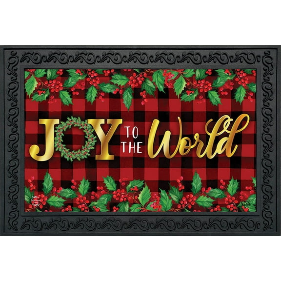 Briarwood Lane Joy To The World Christmas Doormat