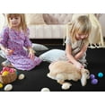 thumbnail image 6 of Junovo Modren Area Rug Soft Shag Carpet for Living Indoor Carpet,Fluffy Rugs for Kids Room/Bedroom,4'x6',Black, 6 of 8