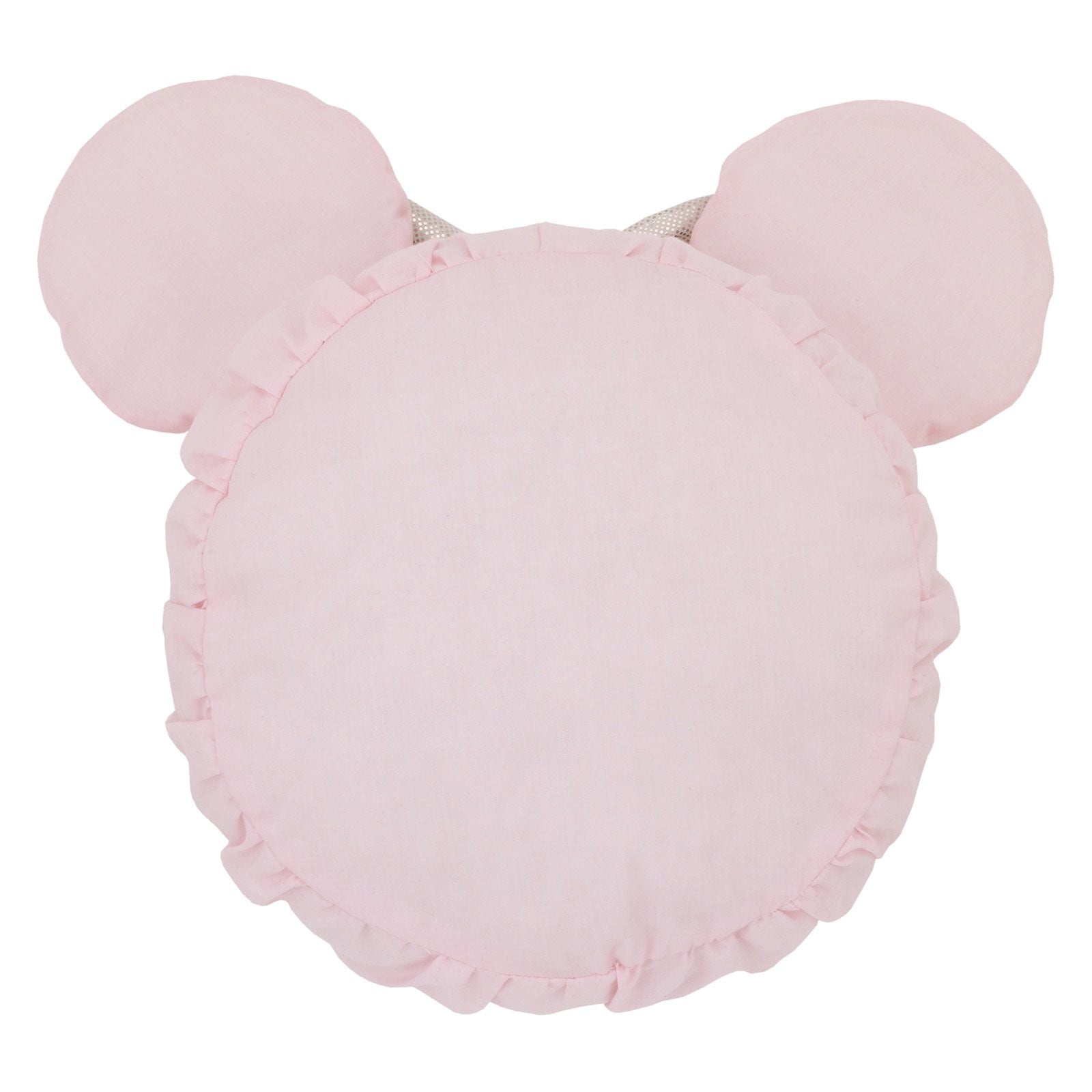 Pink/Metallic Gold Crown Crafts Inc 4692711 Disney Minnie Mouse Decorative Shaped Pillow with Dimensional Ears & Bow Pink/Metallic Gold Crown Crafts Inc 4692711 Disney Minnie Mouse Decorative Shaped Pillow with Dimensional Ears & Bow