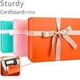 thumbnail image 4 of Gift Boxes Bulk, 13.85 x 8.35 x 4.45 inch 1 Pack Orange Gift Boxes with Lids Contains Card, Ribbon, Shredded Paper Filler Gift Boxes for Birthdays, Baby Shower, Bridal Gifts,Weddings, 4 of 7