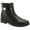 Black PU, variant on Charter Club Womens Jevevaa Faux Leather Almond Toe Ankle Boots