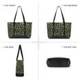 thumbnail image 6 of FORMRS Laptop Tote Bag for Women with 15.6" Computer Compartments Handbag, Green Leopard Print, 6 of 7