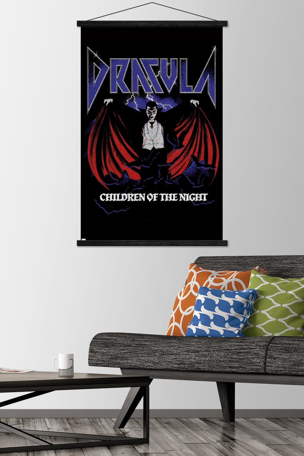 Dracula - Children Of The Night Wall Poster with Magnetic Frame, 22.375" x 34"