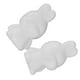 thumbnail image 4 of 2 piez de espuma de simulación artificial, adornos pintados de papel satinado, artesanía de bricolaje para decoración de bodas, accesori BLESIY Conejo de espuma de poliestireno, 4 of 8