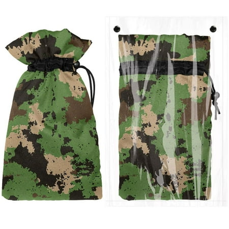 

Josid Camouflage Pattern Reusable Outdoor Faucet Insulation Covers Waterproof and Freeze-Resistant Spigot Protector Bags 2 Pack 11 x 6.9