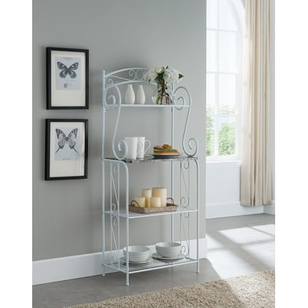 rack bakers metal marble shelf standing wood tier transitional destin frame kitchen center dialog displays option button additional opens zoom