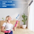 thumbnail image 4 of 9Pcs Feather Duster with Extension Pole Up to 100'',Extendable Bendable Washable Long Feather Duster, 4 of 8