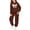 R58-Brown, variant on RMGVDSD Girls Sweatsuit Fall Bow Print Hoodie Sweatshirt Pants Set with Pockets Casual Two Piece Outfit Comfortable Stylish Clothing
