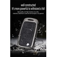 thumbnail image 7 of 3-Button Key Fob Shell Case Fit for VW Flip Folding Key Remote,Metal and Leather Car Key Cover with Keychain Fit for Volkswagen Jetta Beetle Santana Scirocco Eos Tiguan Touran Polo MK5, 7 of 7