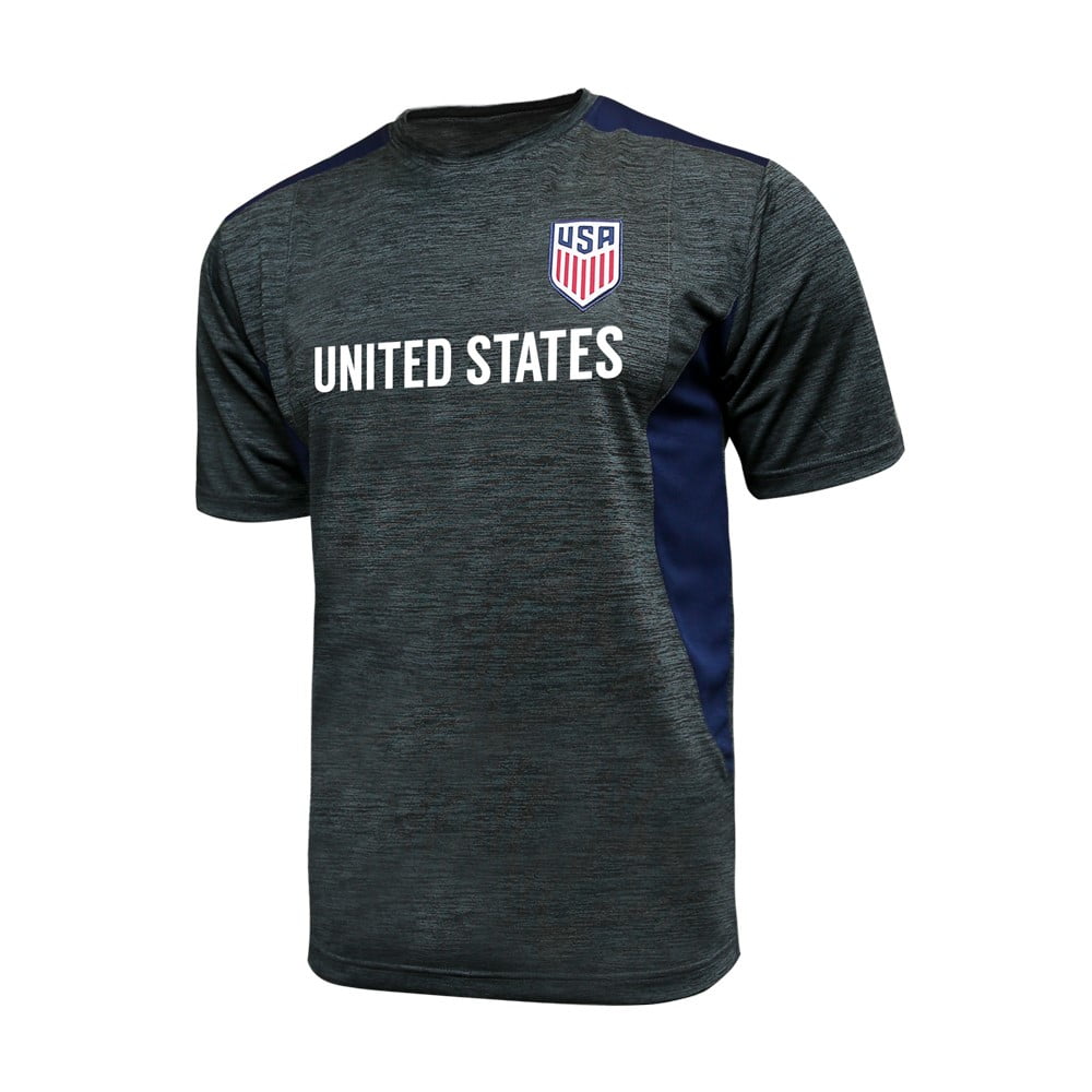 U.S. Soccer USMNT Game Day Soccer Jersey Grey Game - Large, Gray