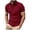 Red, variant on Zylarhe Men's Polo Shirts, Men's Summer Solid Color Tops Are Fashionable And Short Sleeved Slim Fit Shirts Fitted T Shirts for Men Yellow S