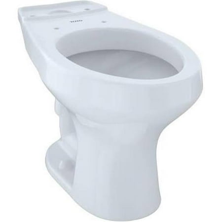 - Universal Height Elongated Toilet Bowl, Cotton White