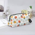 thumbnail image 6 of Uemuo Floral Strawberr Pattern Portable Toiletry Bags with Handle, Waterproof travel Make up Bags for Women, Large Capacity Travel Cosmetic Bags, 6 of 9