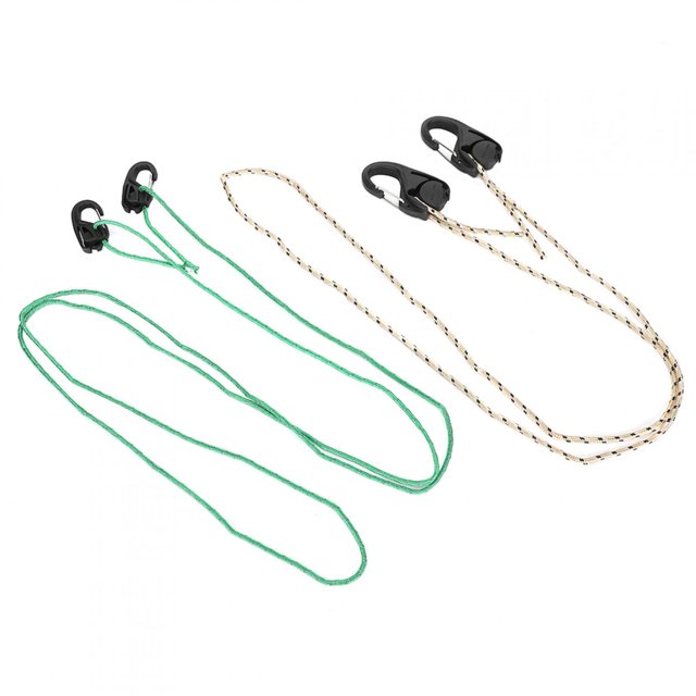 Cordón para tienda de campaña, gancho, cordón apretado para acampar al aire libre, colgante, cuerda, mosquetones, accesorios