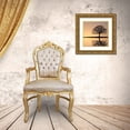 thumbnail image 3 of Anonymous 26x26 Gold Ornate Wood Framed with Double Matting Museum Art Print Titled - Shimmering Oak, Color, 3 of 4