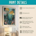 thumbnail image 6 of Gustav Klimt Wall Art, Gustav Klimt Poster, Gustav Klimt Inspired Magical Forest Art, Luxury Wall Art for Autumnal Home Decor & Coquette Room Styling, 6 of 7