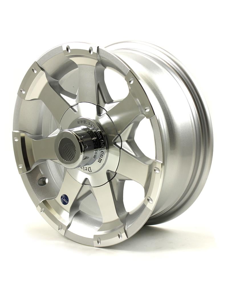 HWT 856545 15X6 5/4.5 Aluminum Series08 Trailer Wheel 