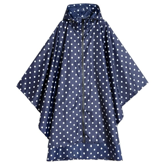 TELOLY Rain Coats for Women,High Neck Rain Gear,Waterproof Rain Jacket Women