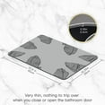 thumbnail image 3 of SVOHZAV Diatomaceous Earth Bath Mat Non-Slip Quick Drying Floor Mat Super Absorbent Fit Underdoor Mat for Shower Bathroom Sink Floor Rug 23.6" L x 15.4" W (60 * 39 cm,Rectangle)-(Banana Leaf), 3 of 7