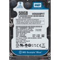 thumbnail image 1 of WD5000BPVT-00HXZT3, DCM EHOTJVB, Western Digital 500GB SATA 2.5 Hard Drive, 1 of 1