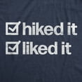 thumbnail image 2 of Mens Hiked It Liked It T Shirt Funny Outdoors Hiking Nature Lovers Tee for Guys Graphic Tees, 2 of 9