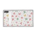 thumbnail image 2 of JIALIOU Nylon Trifold Card Wallet with ID Window Zipper Pocket for Men Women Teen Red Green Yellow Bows Stars, 2 of 7