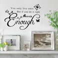 thumbnail image 1 of Home Decoration,2Pcs English Quotes Letters Wallpaper Letters Wall Stickers Top Tier Quality, 1 of 10