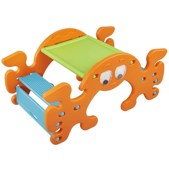 ECR4Kids  Phanty Pic-N-Rock Indoor/Outdoor Multipurpose Picnic Table and Seesaw for Kids
