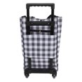 thumbnail image 4 of Carrito de compras plegable Carrito de compras portátil con asa Bolsa de mano plegable para comestibles Bolsa de compras con ruedas liviana Bolsa de comestibles reutilizable, 4 of 5
