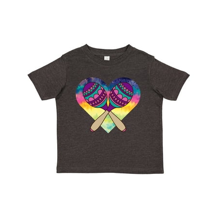 

Inktastic Cinco De Mayo Maracas Heart Gift Toddler Toddler Girl T-Shirt