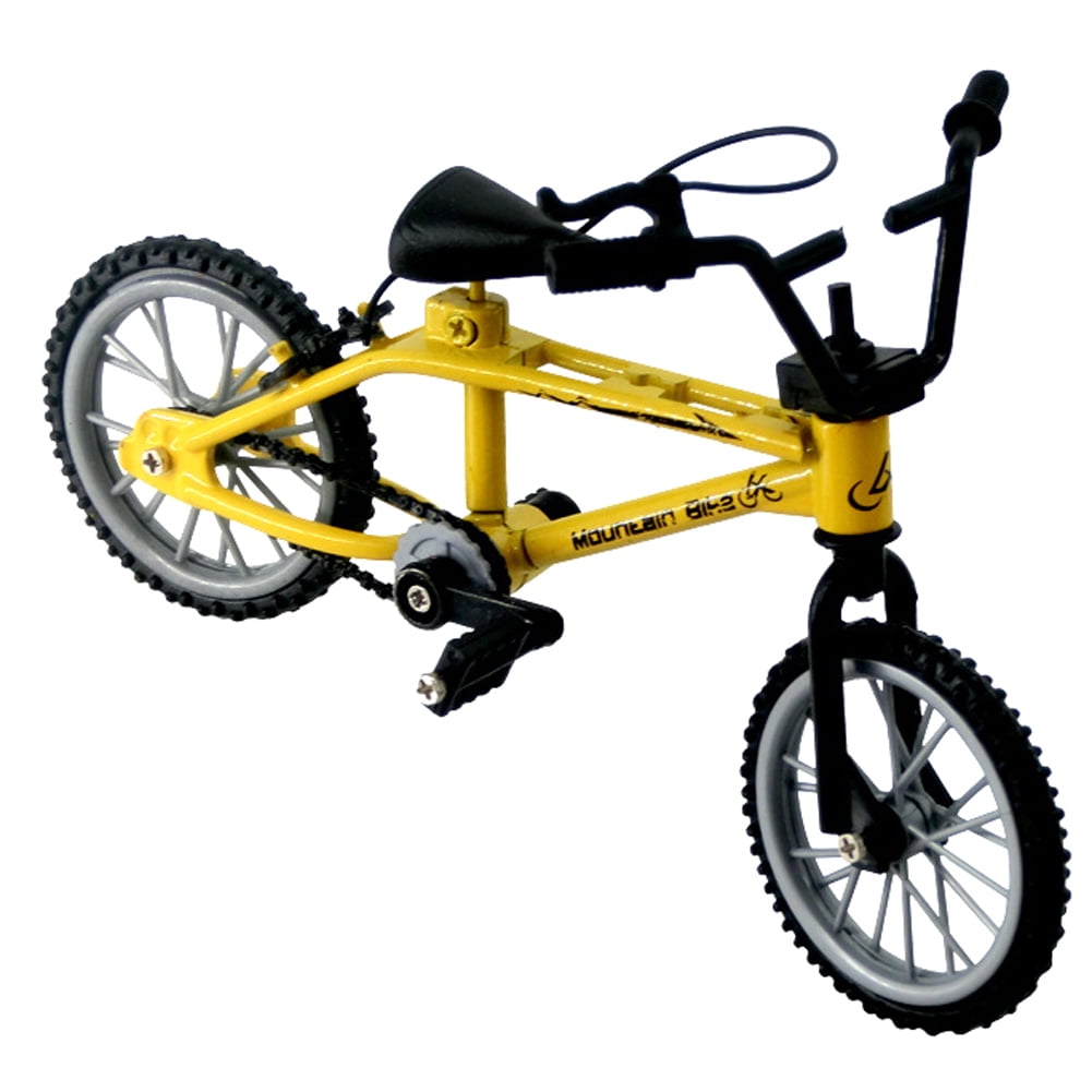 Finger Cycling BMX Model Kids Children Toy Gifts Toy Creative Yellow+Black 