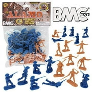 Bmc The Alamo Plastic Army Men Texas Vs Mexico 37Pc Soldier Figures