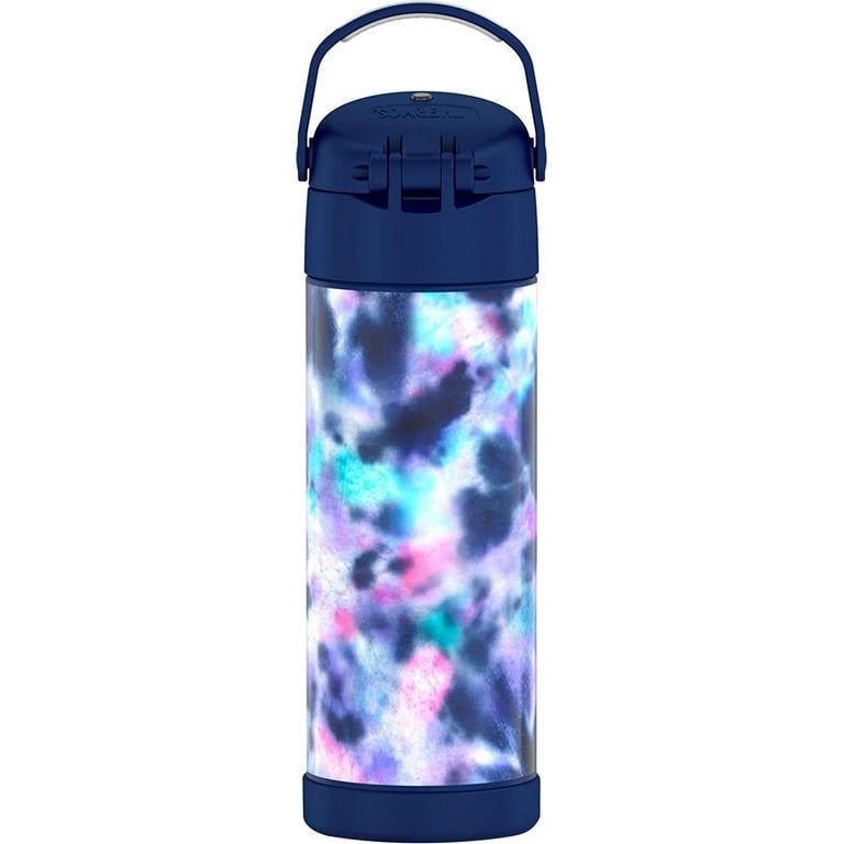 Thermos Kid's 10 oz. Vacuum Insulated Stainless Steel Water Bottle- Tie Dye Gray