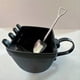 thumbnail image 2 of Coffee Cup Excavator Bucket Cup With Shovel Spoon Tea Cup Black, 2 of 5