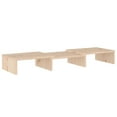 thumbnail image 2 of vidaXL Monitor Stand 60x24x10.5 cm Solid Wood Pine, 2 of 5