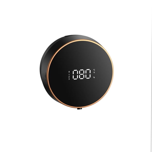 Dispensador de jabón eléctrico, herramienta sin contacto, USB, de espuma líquida, mano, 10,58 / 300 ml para baño, cocina, hotel Negro Macarena Dispensador de jabón de montaje en pared