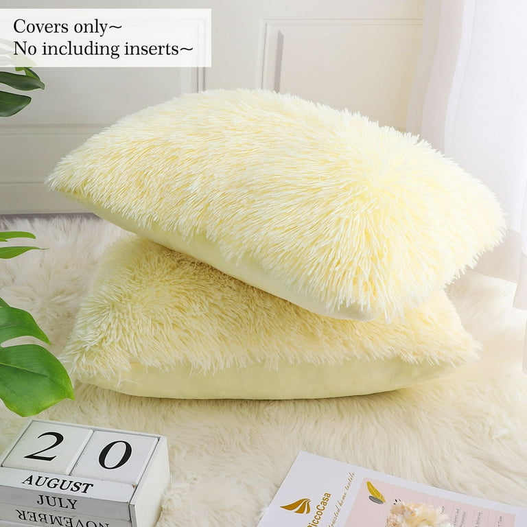 How to wash faux fur pillow covers outlet