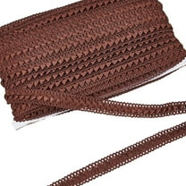27.35 Yards Braid Lace Trim Polyester Scroll Gimp Braid Trim Coconut Brown Lace Ribbon for DIY Crafts Curtain Sofa Costume Slipcover Upholstery Sewing Home Decor