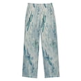 thumbnail image 2 of Kids' Pajama Pants Soft Relaxed Fit Sleep Pants Lounge Pants with Pockets Delicate Dragonflies Pattern Small, 2 of 9