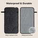 thumbnail image 4 of Cambiador de pañales portátil - Cambiador de bebé plegable impermeable - Cambiador de pañales de viaje - Cambiadores ligeros para bebé - Cambiador de bebé - Lavable a máquina (Geo negro), 4 of 5