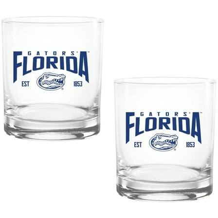 Florida Gators Two-Pack 14oz. Established Rocks Glass Set