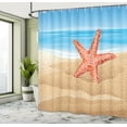 thumbnail image 5 of Ambesonne Cancun Shower Curtain, Starfish on the Beach, 69"Wx75"L, Multicolor, 5 of 5