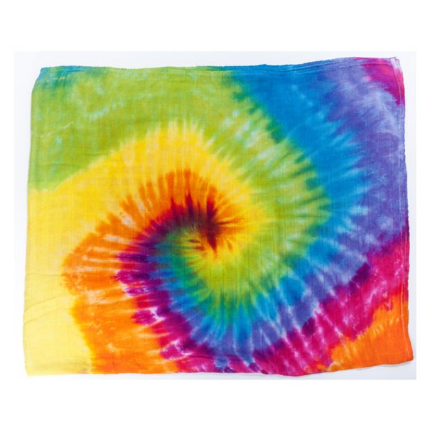 Bamboo Swaddle Blanket Tie Dye Rainbow Tie Dye