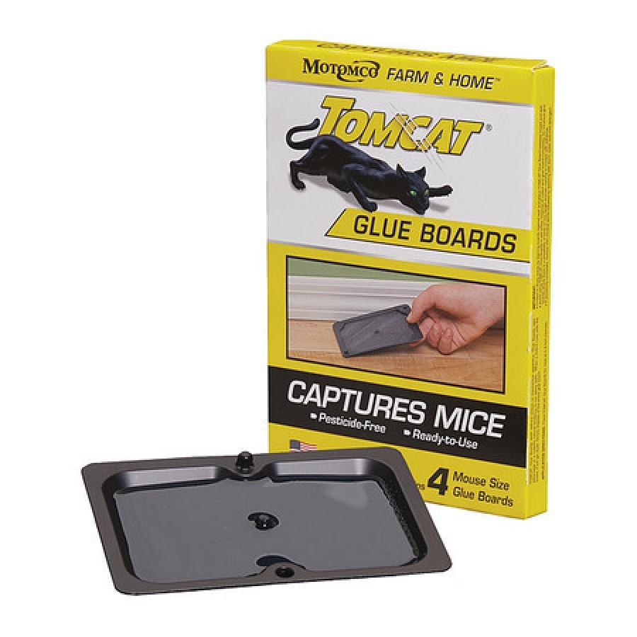 TOMCAT 32420 Glue Trap,Board Style,95/8" L,PK4