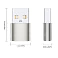 thumbnail image 4 of Cateissary Puerto tipo C Adaptador de tableta USB Carga rápida Puerto de USB-C Convertidor Accesorios Conectores extensores de Electrónica miscelánea, 4 of 6