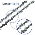 thumbnail image 4 of Opuladuo 2PC 12 inch Chainsaw Chain for Greenworks 40V 20262 20292 Chainsaw, Replacement Chain for Sun Joe SWJ698E 9A Chain Saw - (12inch,3/8" - .050" - 45 DL), 4 of 8