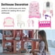thumbnail image 4 of Juego De Accesorios Para Dormitorio De Casa De Muñecas, Sábana Para Cama, Juego De Muebles Para Casa De Muñecas, Taburete, Valla De Espejo De Plástico Para Casa De Muñecas, 4 of 7