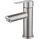 thumbnail image 1 of Grifo monomando para lavabo de baño, de acero inoxidable, color gris, 1 of 5